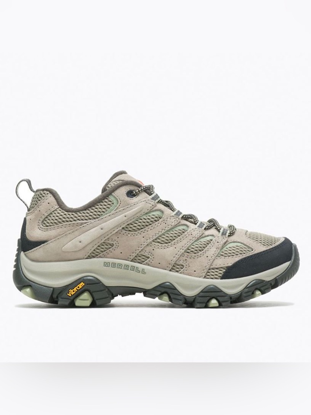 Merrell Women's Moab 3 Low Vent Trail Shoe - Taupe with Black Accents